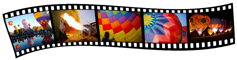 Filmstrip of Balloon Images